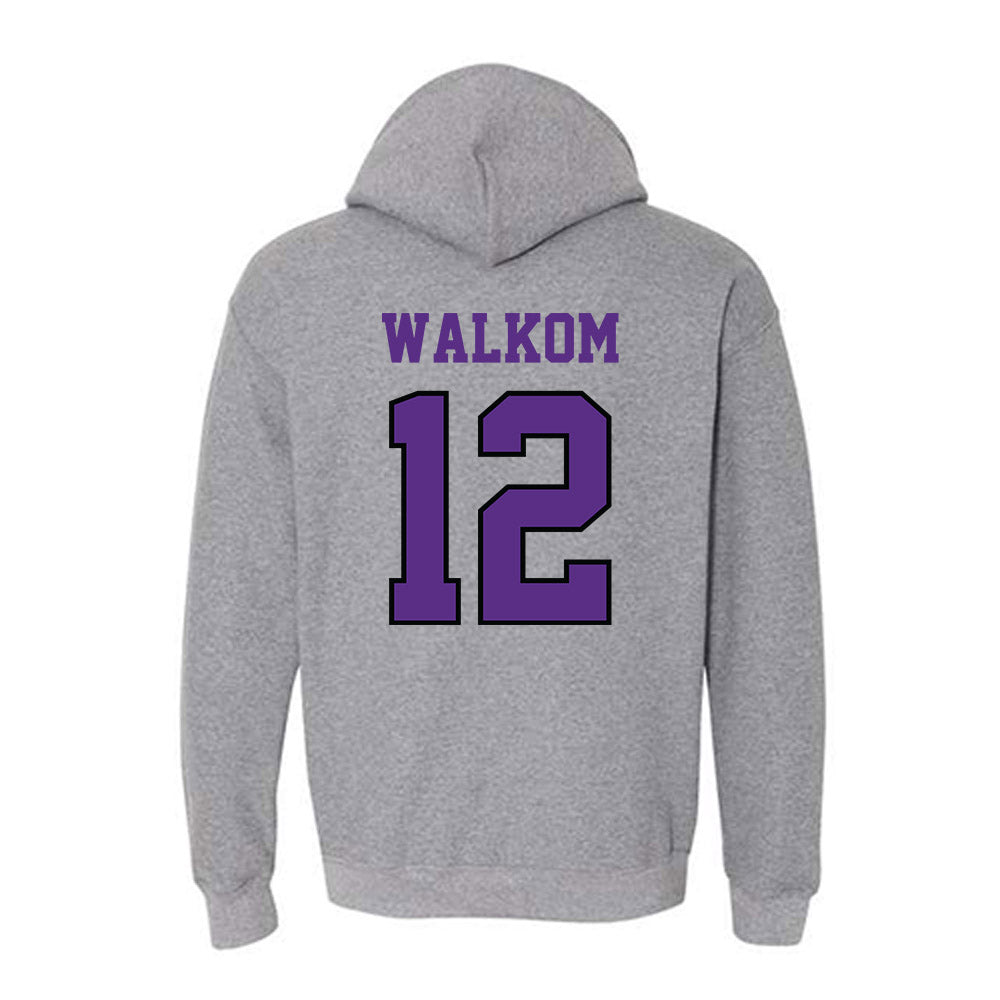 Stonehill - NCAA Women's Ice Hockey : Brianna Walkom - Classic Shersey Hooded Sweatshirt-1