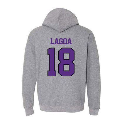 Stonehill - NCAA Men's Soccer : Nathan Lagoa - Classic Shersey Hooded Sweatshirt-1
