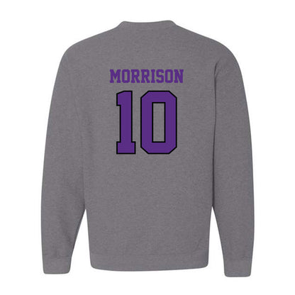 Stonehill - NCAA Baseball : Cam Morrison - Classic Shersey Crewneck Sweatshirt-1