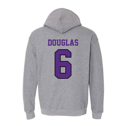 Stonehill - NCAA Baseball : Ryan Douglas - Classic Shersey Hooded Sweatshirt-1