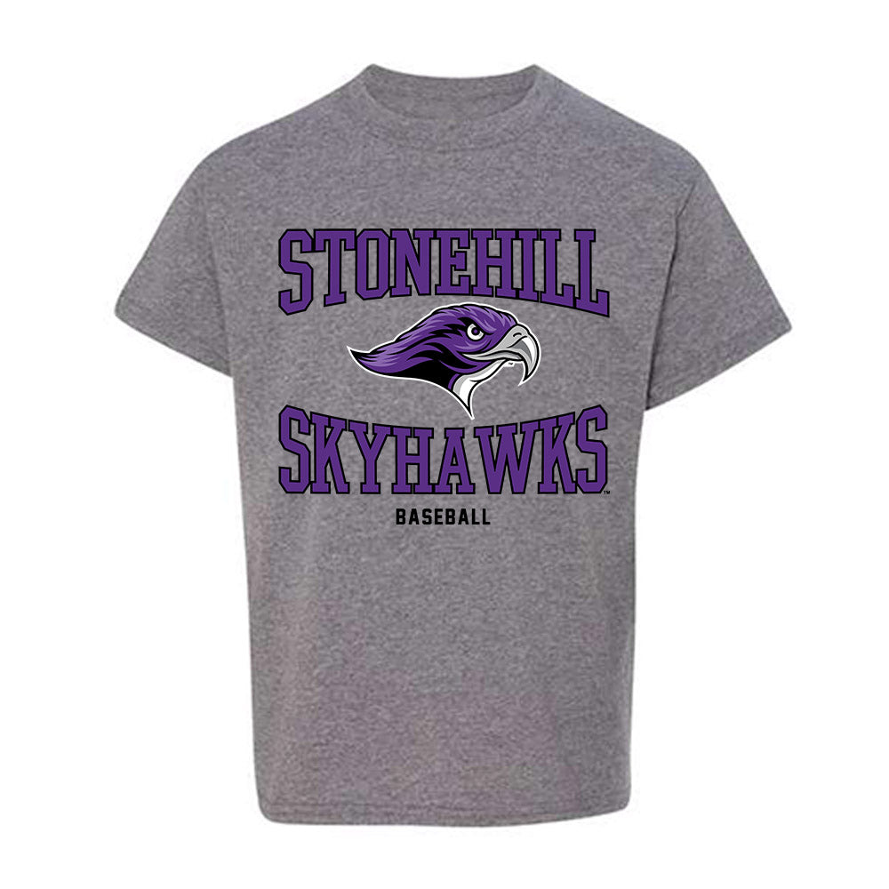 Stonehill - NCAA Baseball : Grayson Sparr - Classic Shersey Youth T-Shirt-0