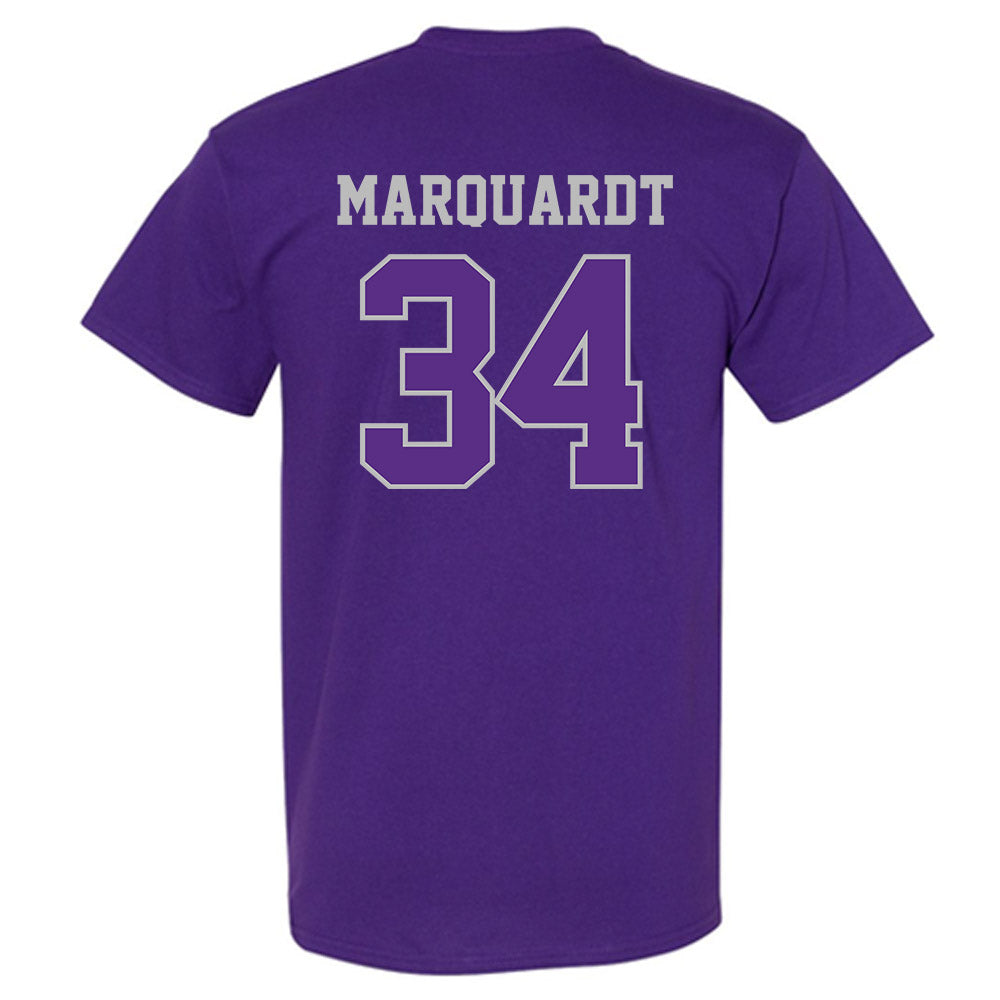 Stonehill - NCAA Men's Basketball : Neal Marquardt - Classic Shersey T-Shirt-1