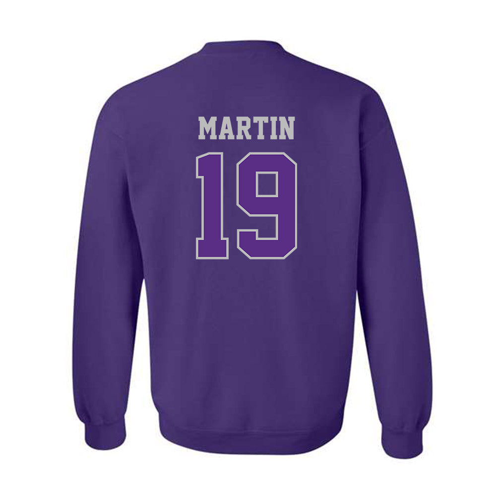 Stonehill - NCAA Baseball : Adam Martin - Classic Shersey Crewneck Sweatshirt-1