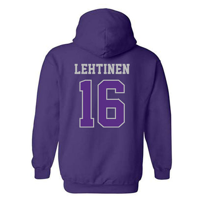 Stonehill - NCAA Men's Ice Hockey : Joel Lehtinen - Classic Shersey Hooded Sweatshirt-1