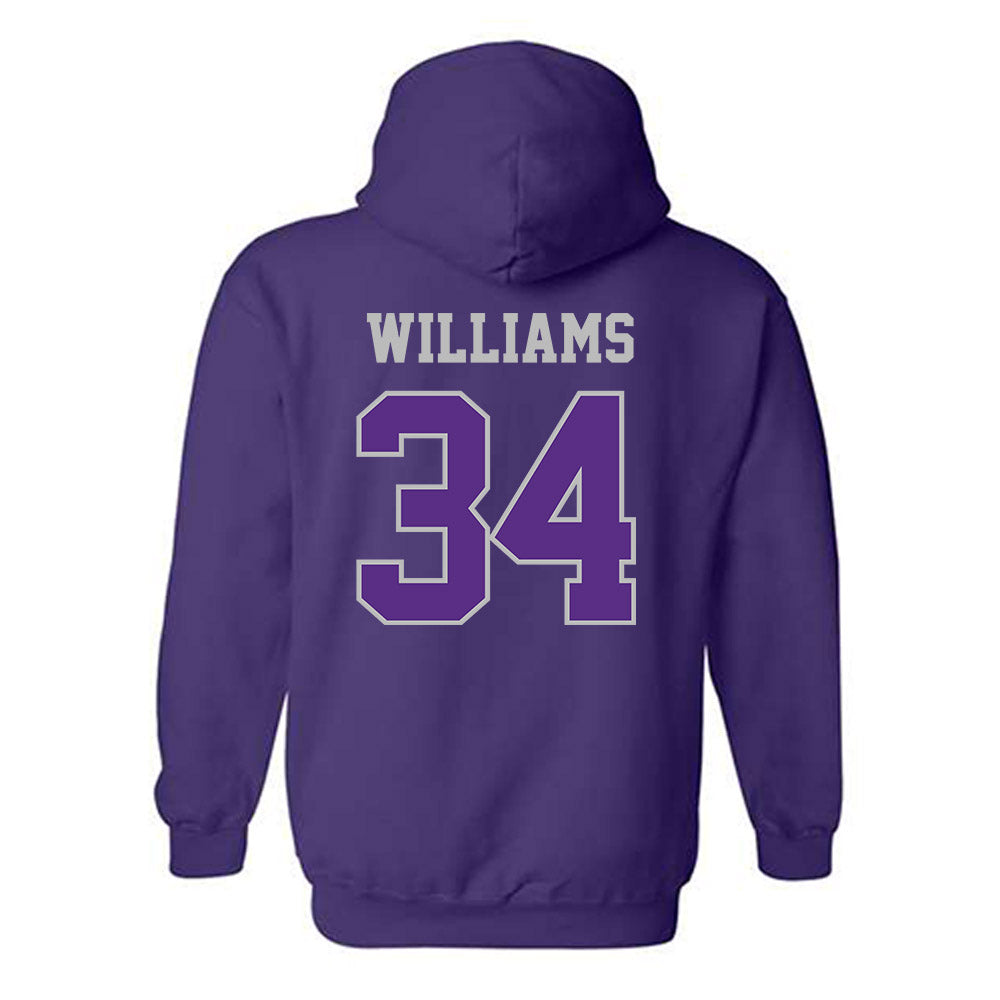 Stonehill - NCAA Football : Ja'Dyn Williams - Classic Shersey Hooded Sweatshirt-1