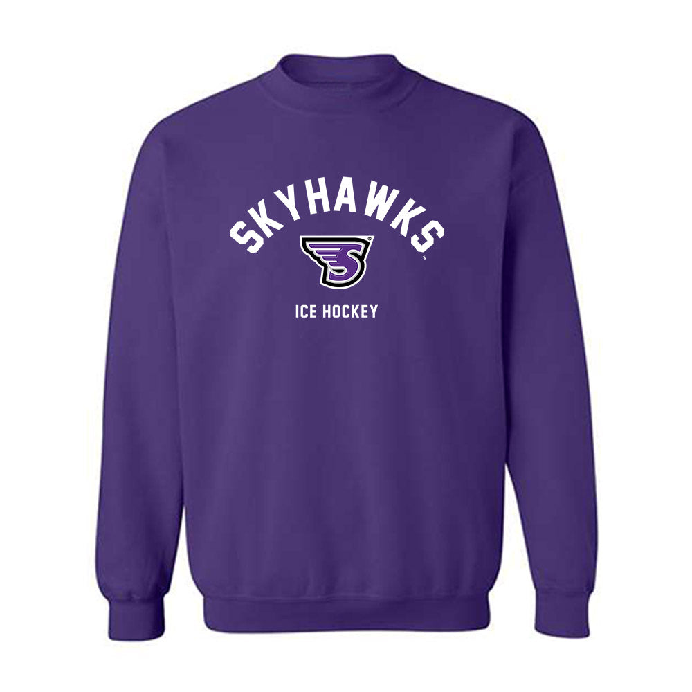 Stonehill - NCAA Women's Ice Hockey : Lily Geist - Classic Shersey Crewneck Sweatshirt-0