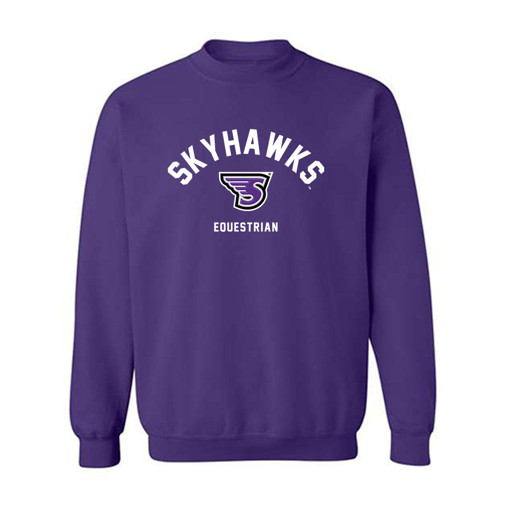 Stonehill - NCAA Equestrian : Shannon Murray - Classic Shersey Crewneck Sweatshirt-0