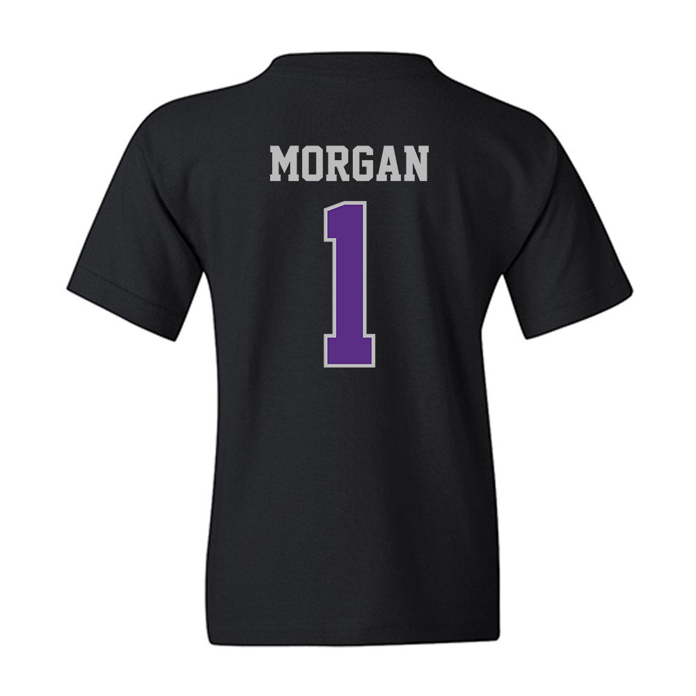 Stonehill - NCAA Men's Basketball : Joshua Morgan - Classic Shersey Youth T-Shirt-1
