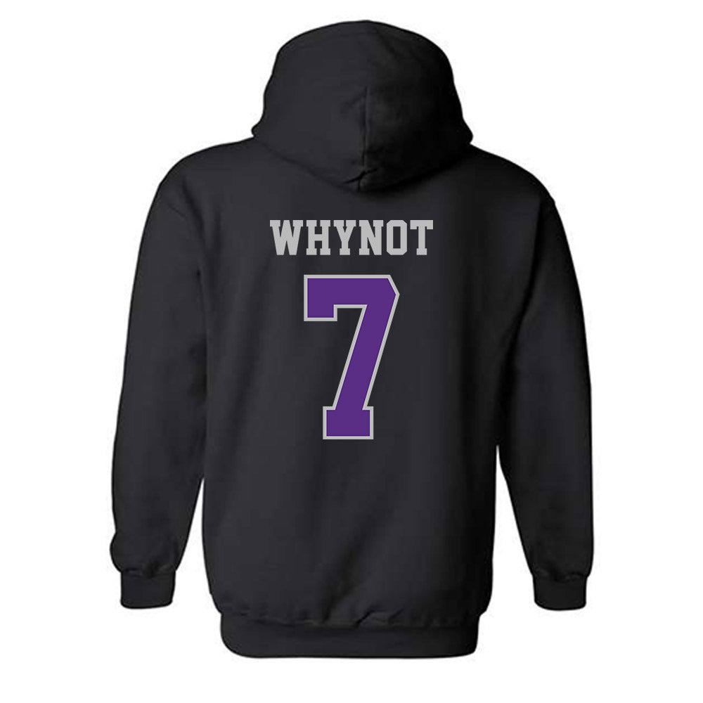 Stonehill - NCAA Women's Ice Hockey : Reagan Whynot - Classic Shersey Hooded Sweatshirt-1