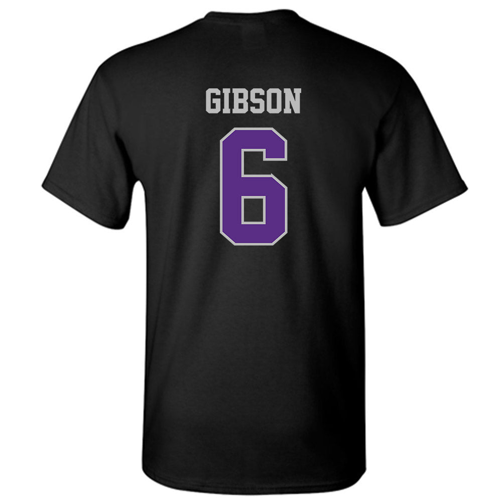 Stonehill - NCAA Men's Ice Hockey : Justin Gibson - Classic Shersey T-Shirt-1