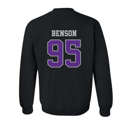 Stonehill - NCAA Football : Brian Benson - Classic Shersey Crewneck Sweatshirt-1