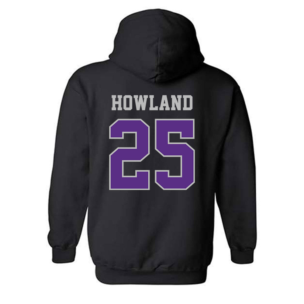 Stonehill - NCAA Baseball : Jamison Howland - Classic Shersey Hooded Sweatshirt-1