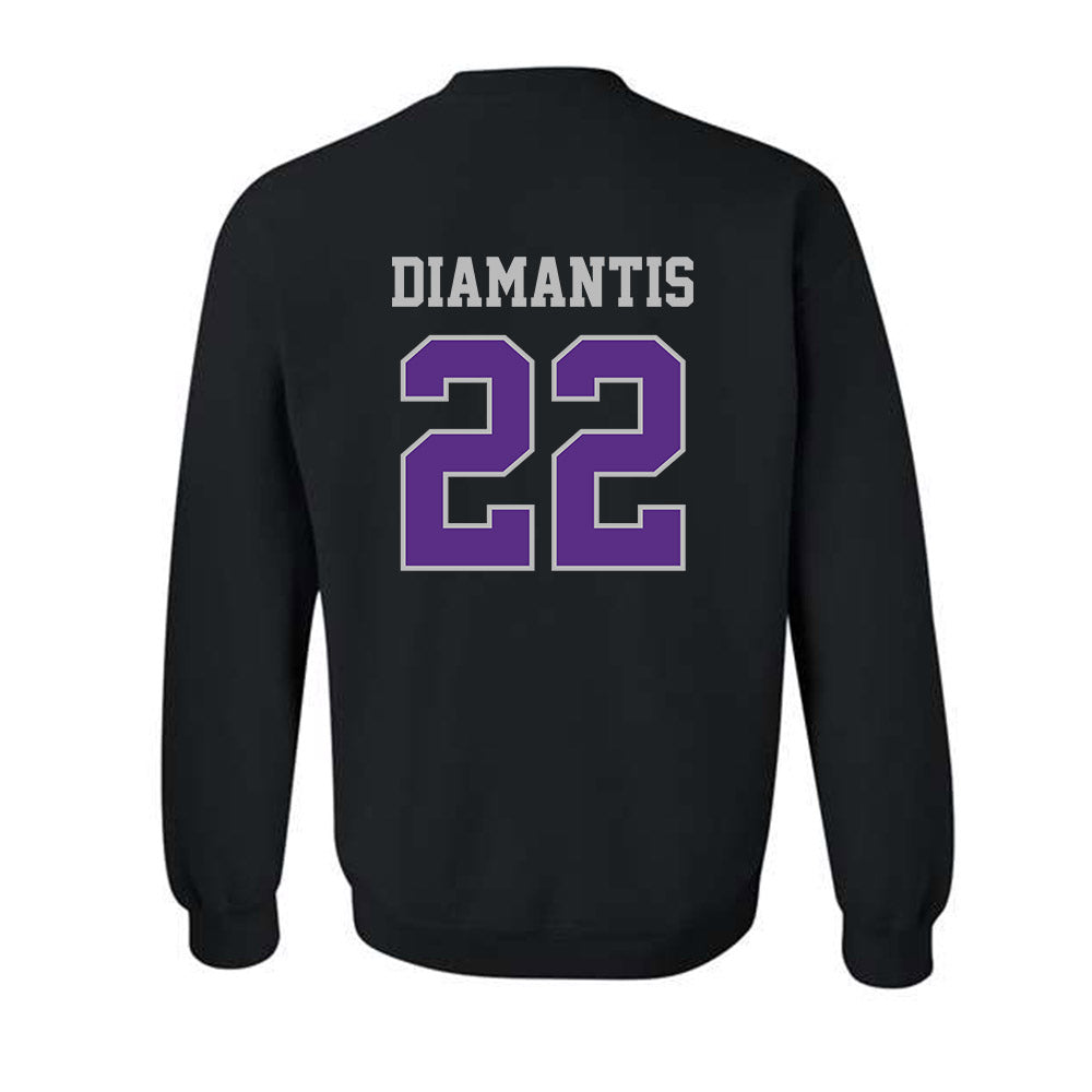 Stonehill - NCAA Men's Basketball : Charles Diamantis - Classic Shersey Crewneck Sweatshirt-1