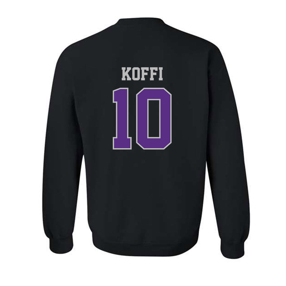 Stonehill - NCAA Men's Basketball : Hermann Koffi - Classic Shersey Crewneck Sweatshirt-1