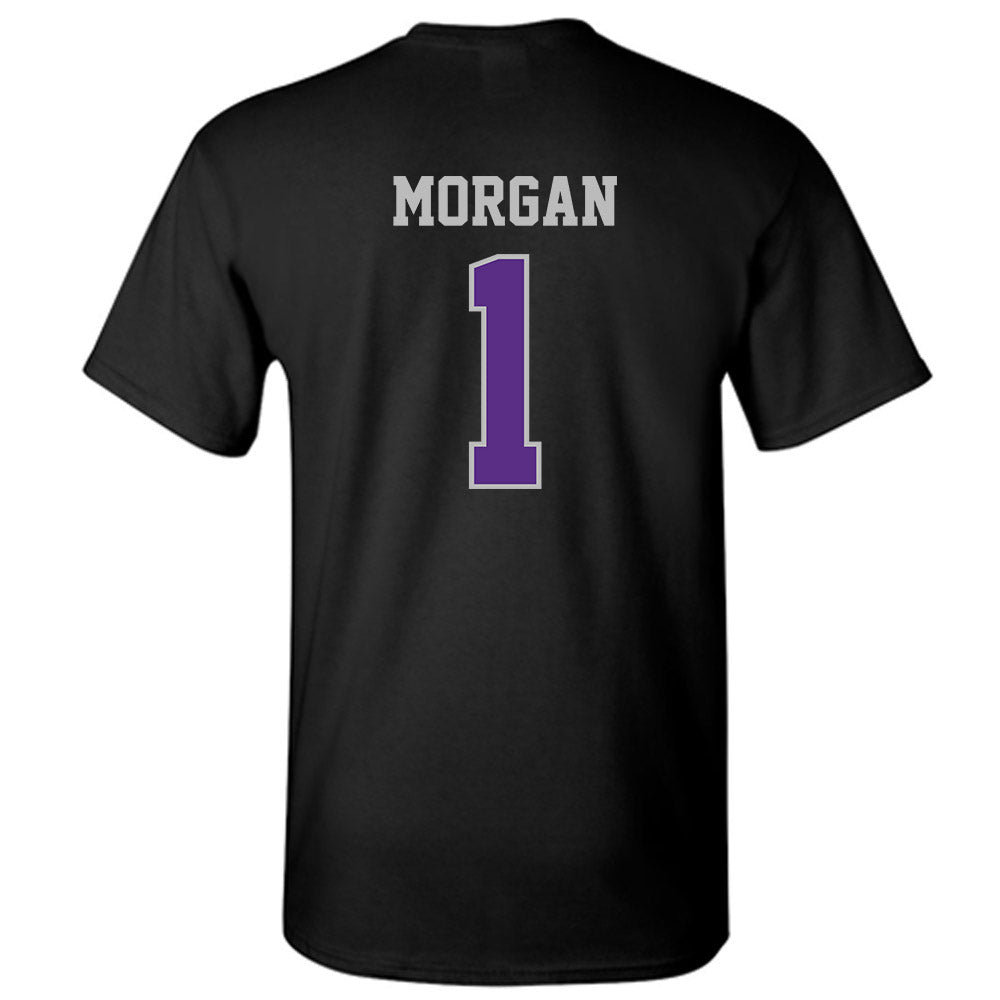 Stonehill - NCAA Men's Basketball : Joshua Morgan - Classic Shersey T-Shirt-1