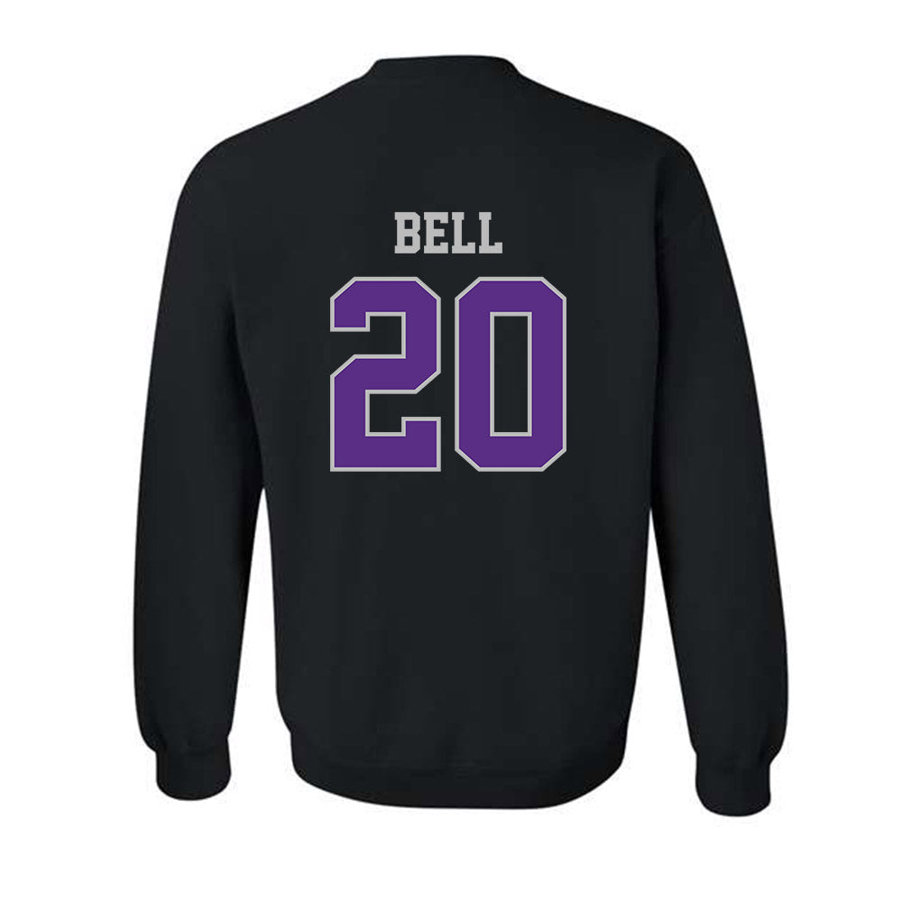 Stonehill - NCAA Baseball : Hunter Bell - Classic Shersey Crewneck Sweatshirt-1