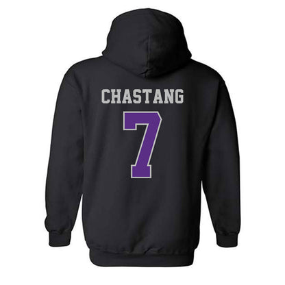 Stonehill - NCAA Men's Tennis : Alexis Chastang - Classic Shersey Hooded Sweatshirt-1