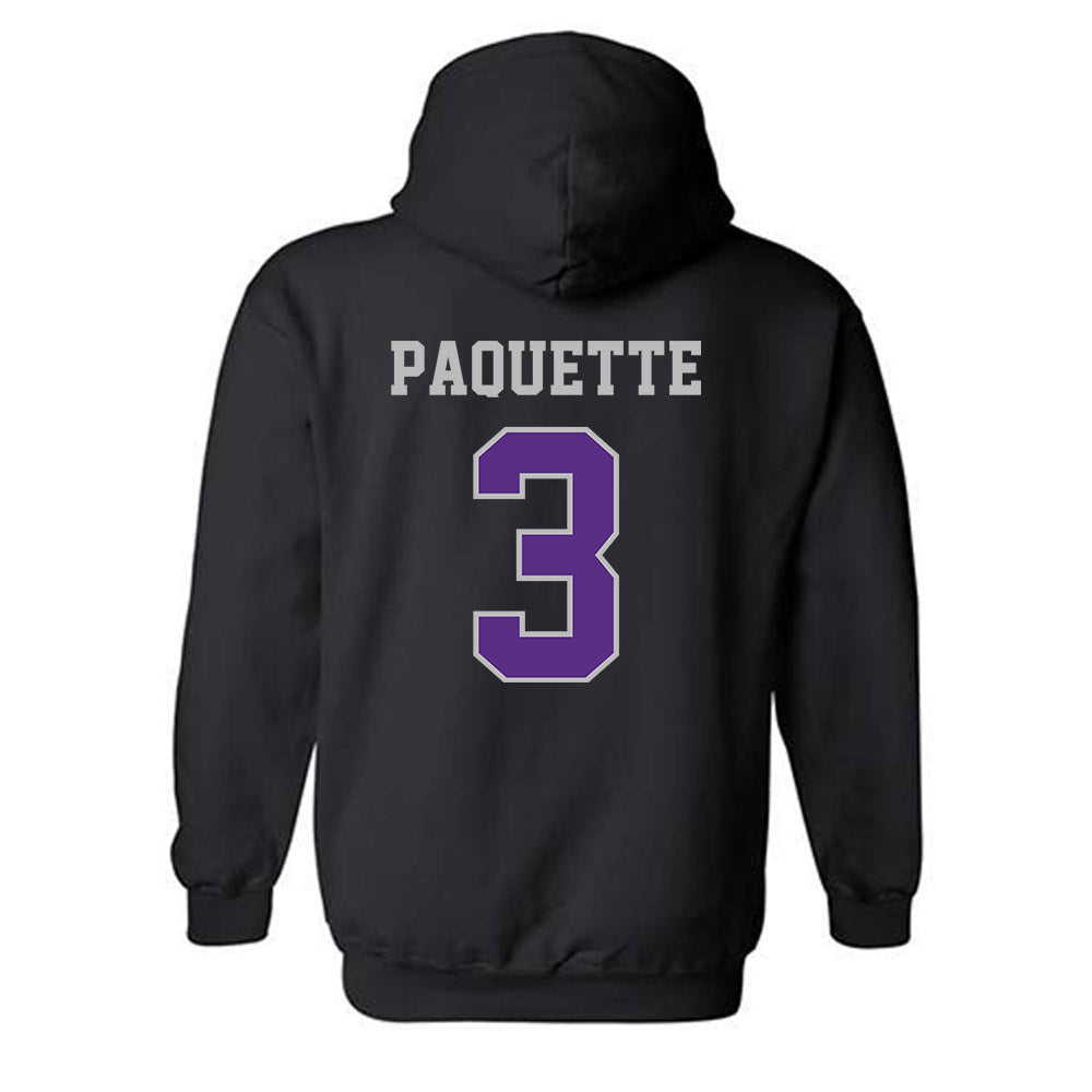 Stonehill - NCAA Women's Basketball : Brooke Paquette - Classic Shersey Hooded Sweatshirt-1