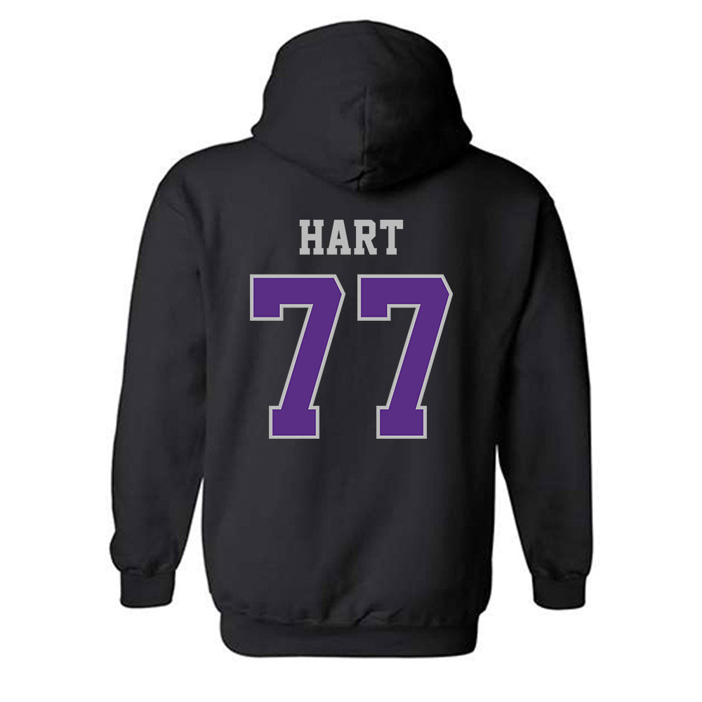 Stonehill - NCAA Football : Griffin Hart - Classic Shersey Hooded Sweatshirt-1