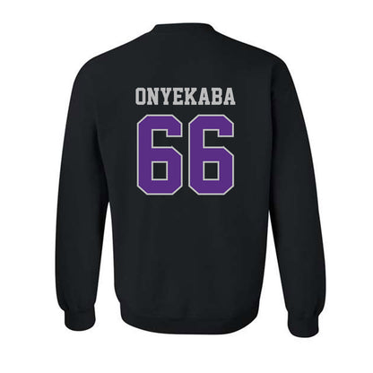 Stonehill - NCAA Football : Lotanna Onyekaba - Classic Shersey Crewneck Sweatshirt-1