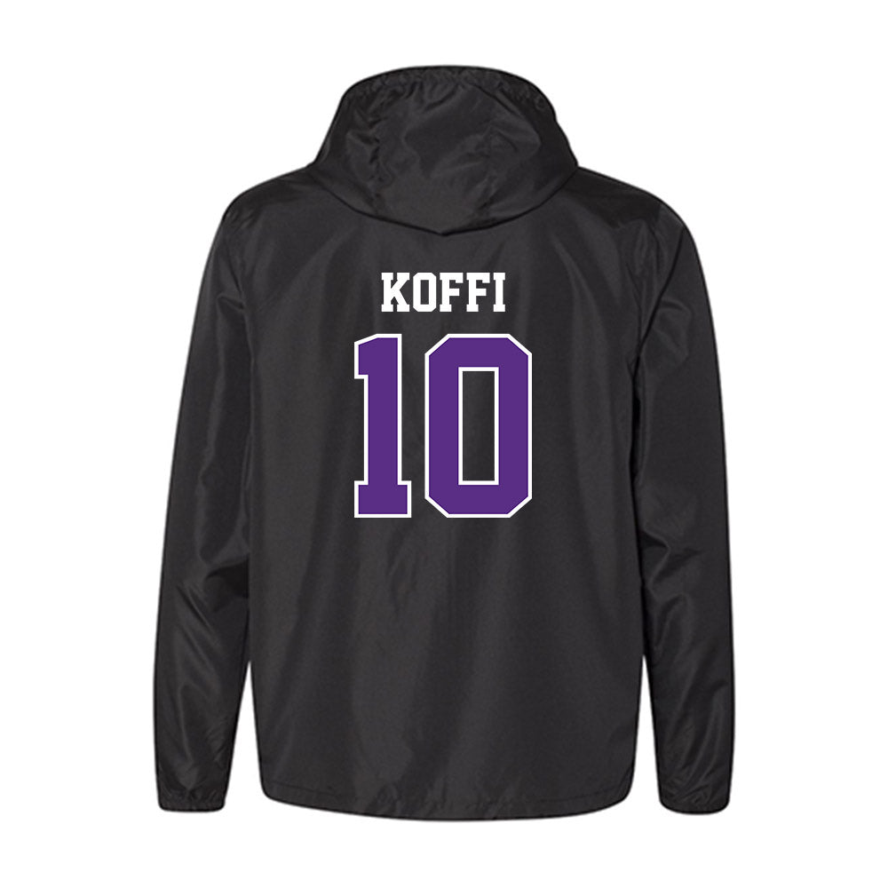 Stonehill - NCAA Men's Basketball : Hermann Koffi - Windbreaker-1