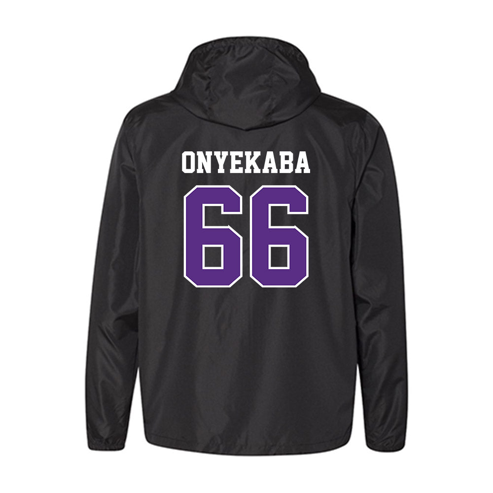 Stonehill - NCAA Football : Lotanna Onyekaba - Windbreaker-1