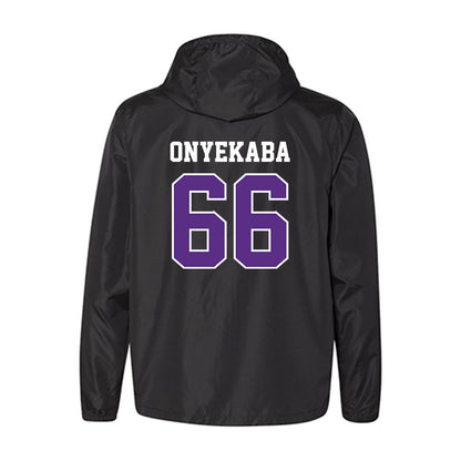 Stonehill - NCAA Football : Lotanna Onyekaba - Windbreaker-1