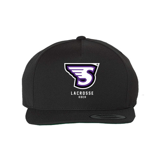 Stonehill - NCAA Women's Lacrosse : Jennaveve Koch - Snapback Hat-0