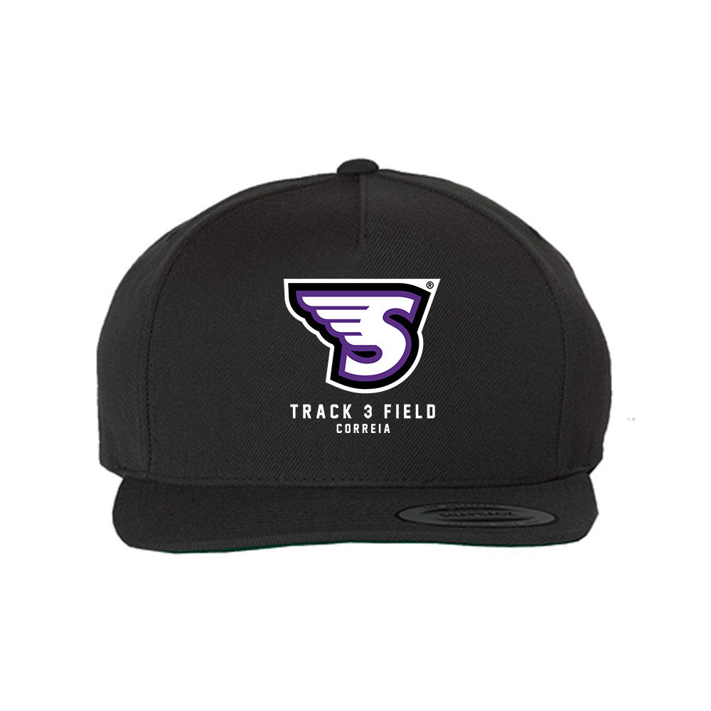 Stonehill - NCAA Women's Track & Field (Outdoor) : Morgan Correia - Snapback Hat-0