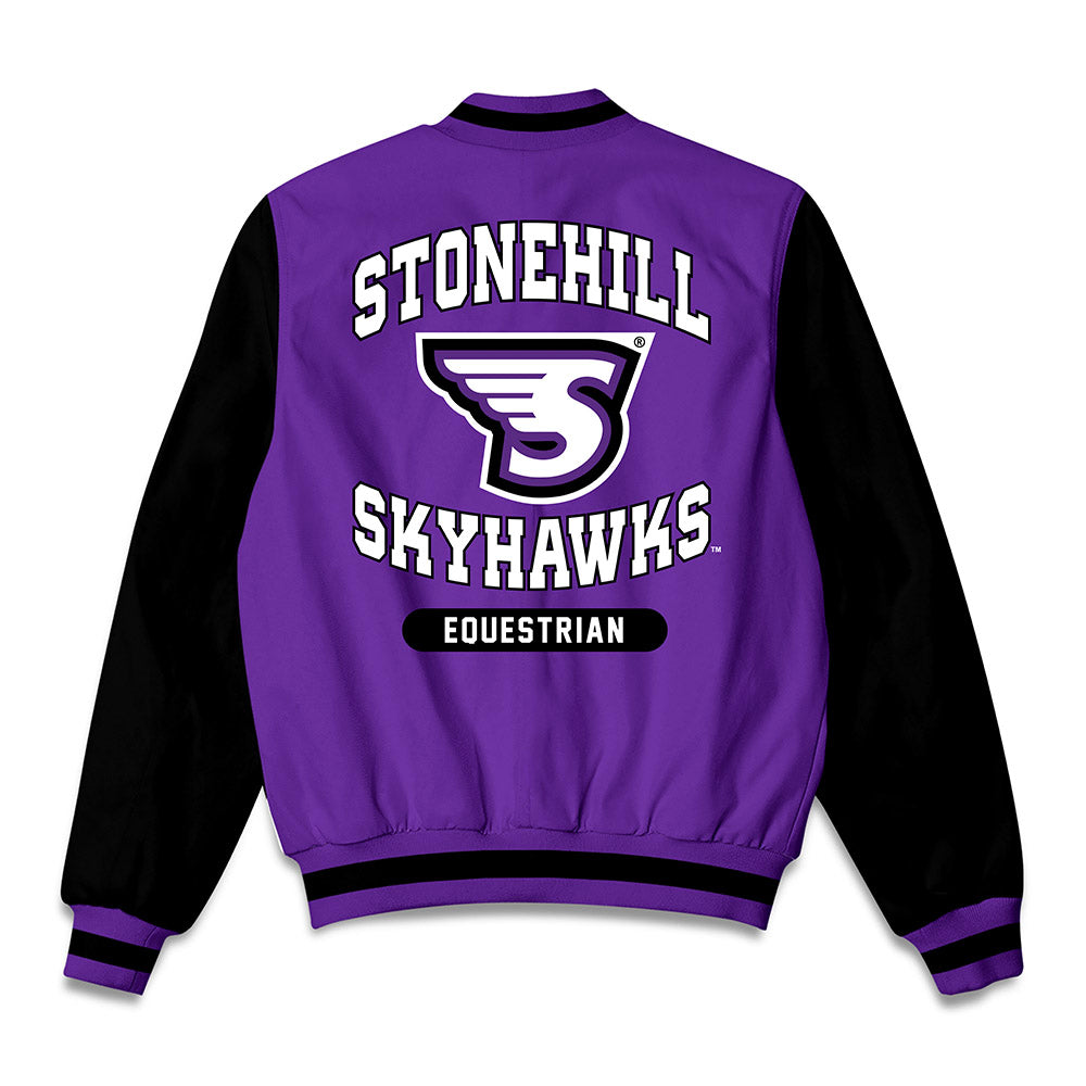 Stonehill - NCAA Equestrian : Shay Callanan - Bomber Jacket-1