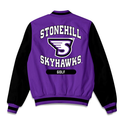 Stonehill - NCAA Women's Golf : Jaelyn DeBoise - Bomber Jacket-1