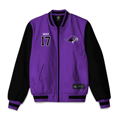 Stonehill - NCAA Women's Ice Hockey : Lily Geist - Bomber Jacket-0