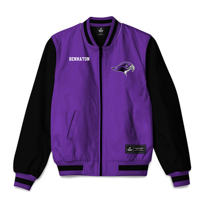 Stonehill - NCAA Men's Tennis : Guillermo Bennaton - Bomber Jacket-0
