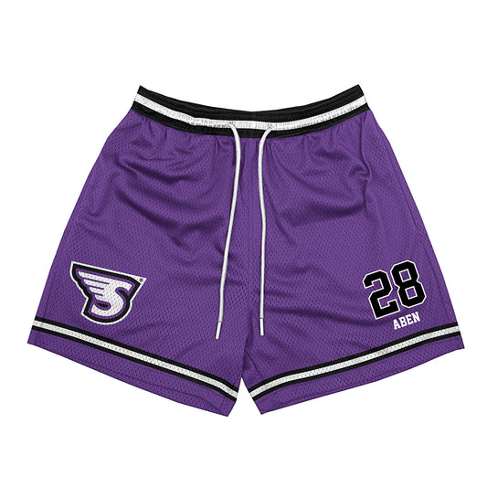 Stonehill - NCAA Men's Ice Hockey : Zachary Aben - Shorts-0