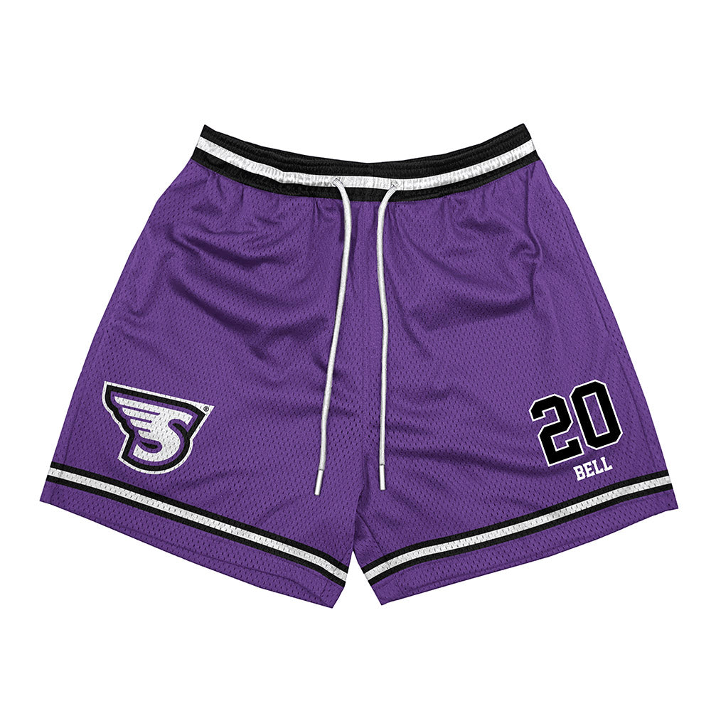 Stonehill - NCAA Baseball : Hunter Bell - Shorts-0