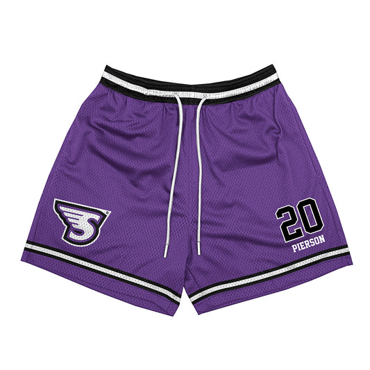 Stonehill - NCAA Men's Track & Field (Indoor) : Drew Pierson - Shorts-0