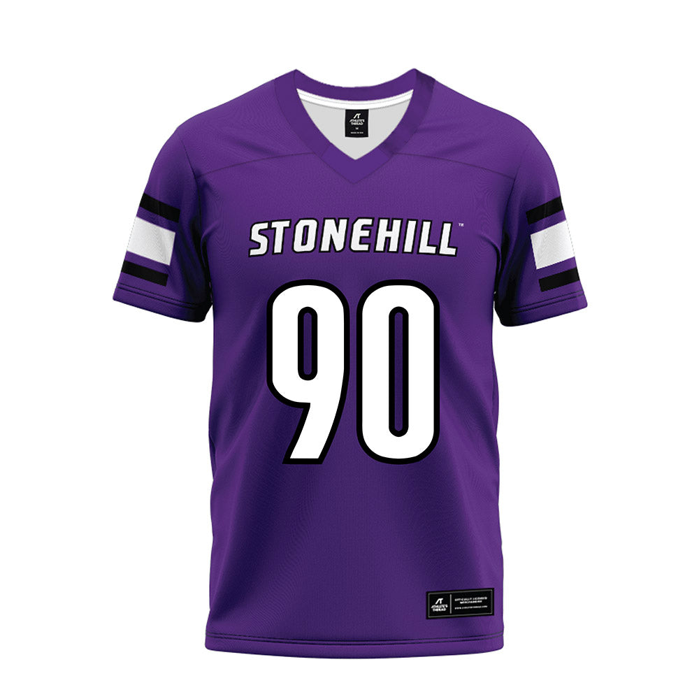 Stonehill - NCAA Football : Pj Williams - Purple Premium Football Jersey-0