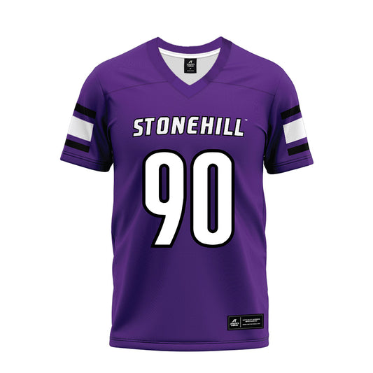Stonehill - NCAA Football : Pj Williams - Purple Premium Football Jersey-0