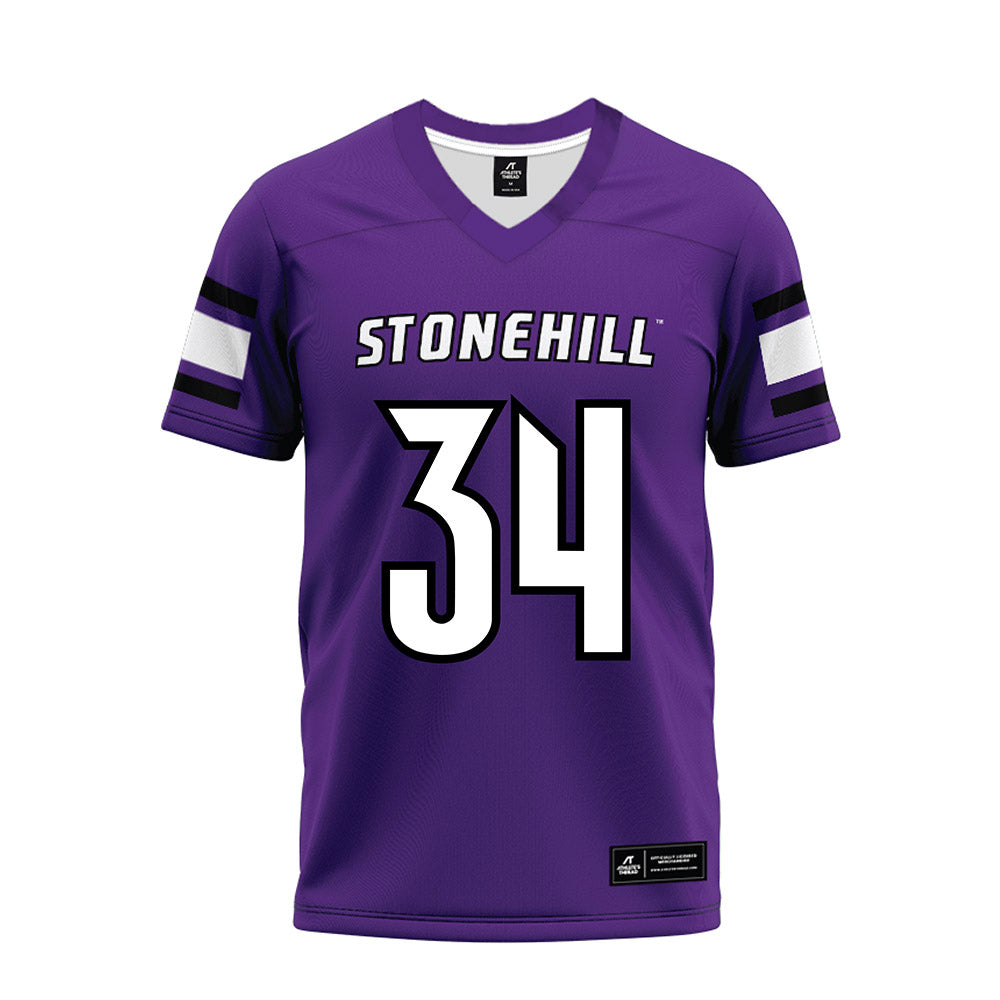 Stonehill - NCAA Football : Ja'Dyn Williams - Purple Premium Football Jersey-0