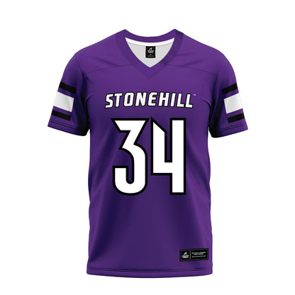 Stonehill - NCAA Football : Ja'Dyn Williams - Purple Premium Football Jersey-0