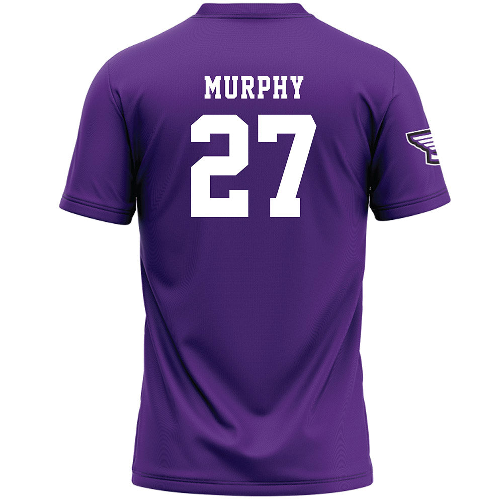 Stonehill - NCAA Women's Lacrosse : Grace Murphy - Purple Lacrosse Jersey -1
