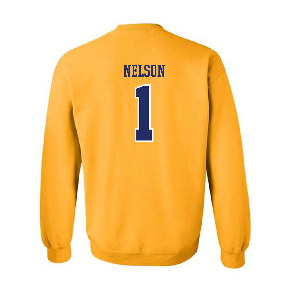 Webster - NCAA Men's Basketball : Charles Nelson - Classic Shersey Crewneck Sweatshirt-1