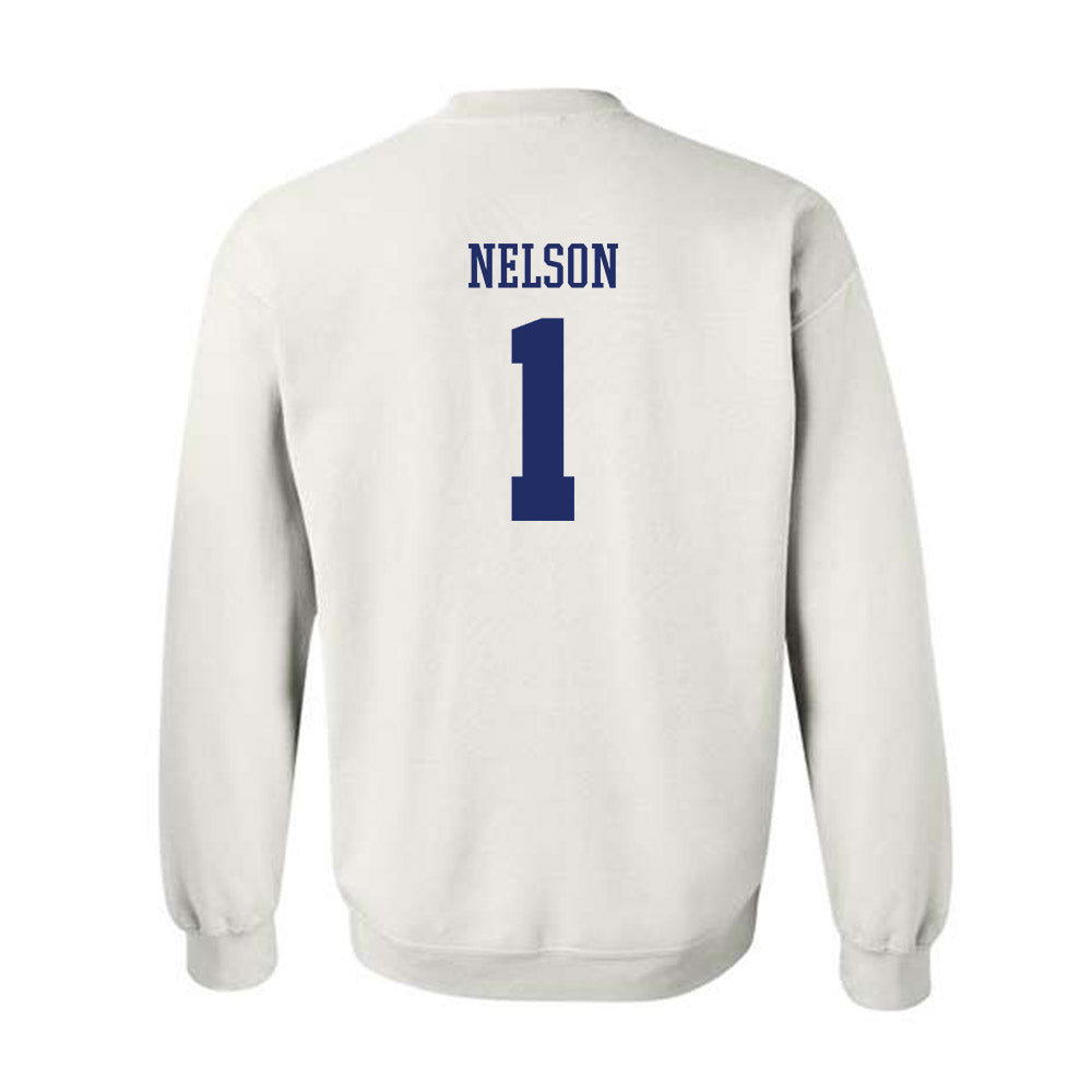 Webster - NCAA Men's Basketball : Charles Nelson - Classic Shersey Crewneck Sweatshirt-1