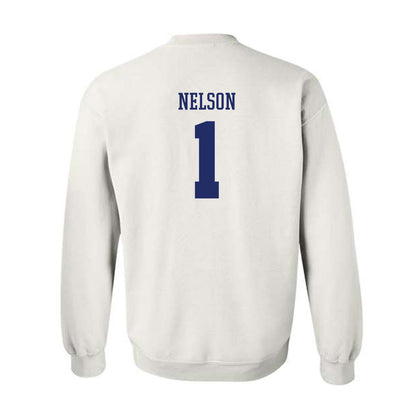 Webster - NCAA Men's Basketball : Charles Nelson - Classic Shersey Crewneck Sweatshirt-1