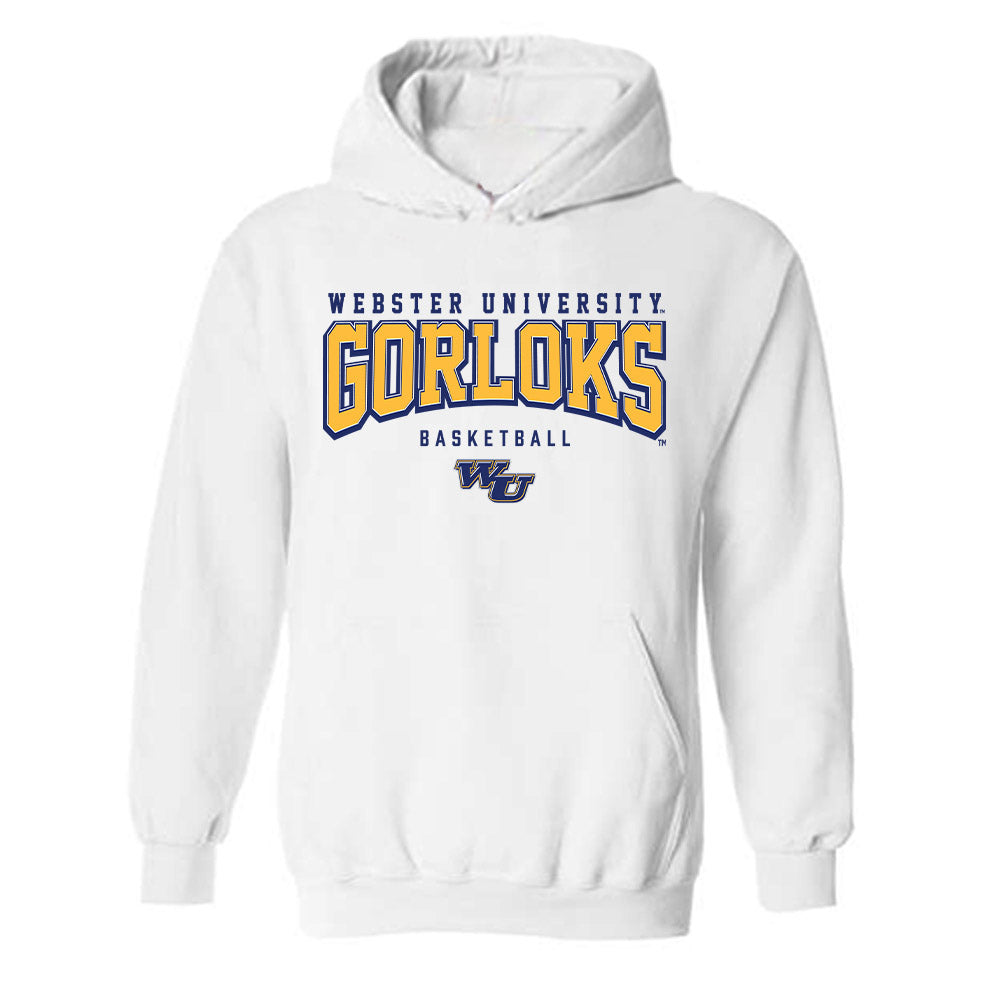 Webster - NCAA Men's Basketball : Charles Nelson - Classic Shersey Hooded Sweatshirt-0