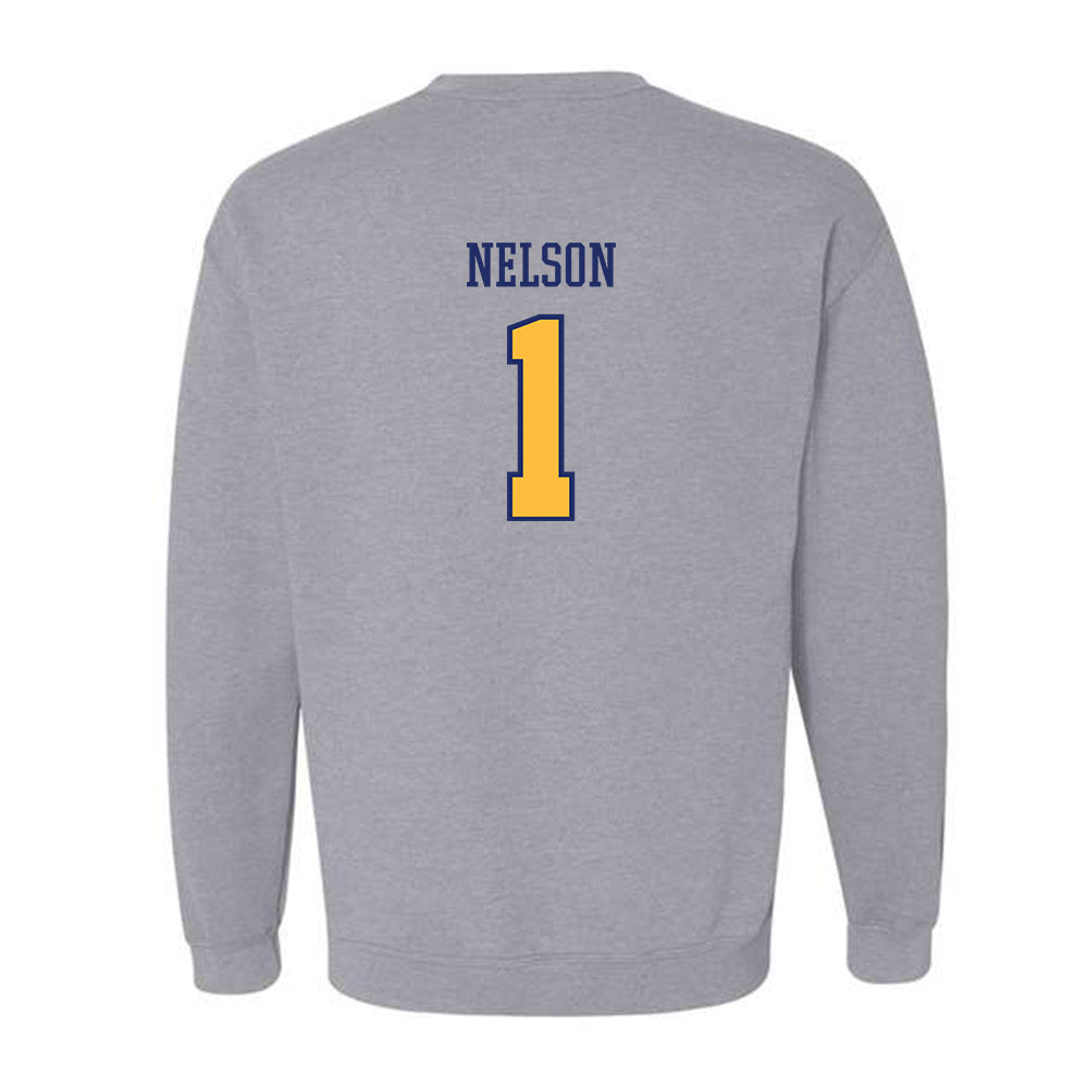 Webster - NCAA Men's Basketball : Charles Nelson - Classic Shersey Crewneck Sweatshirt-1