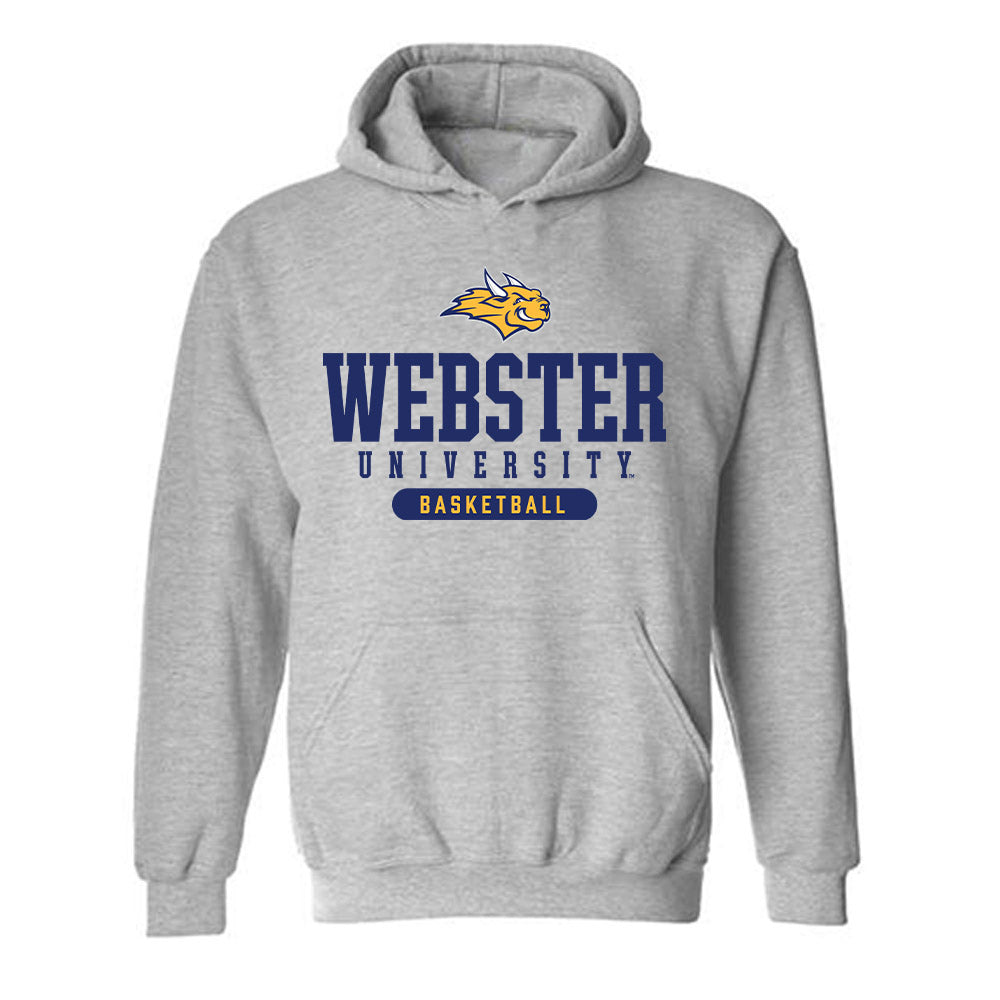 Webster - NCAA Men's Basketball : Charles Nelson - Classic Shersey Hooded Sweatshirt-0