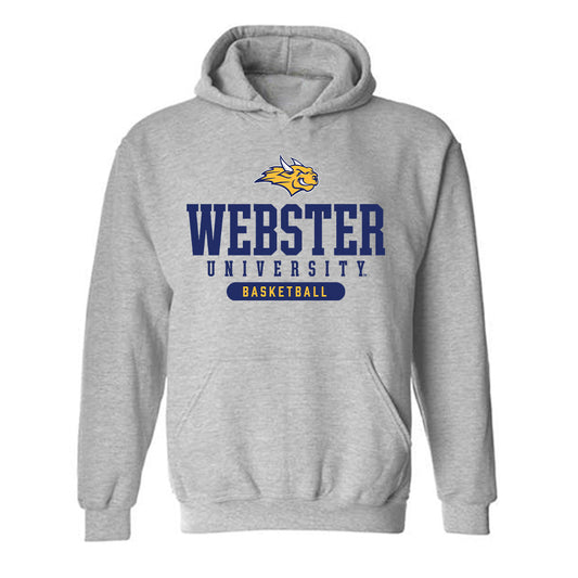 Webster - NCAA Men's Basketball : Will Harmon - Classic Shersey Hooded Sweatshirt-0