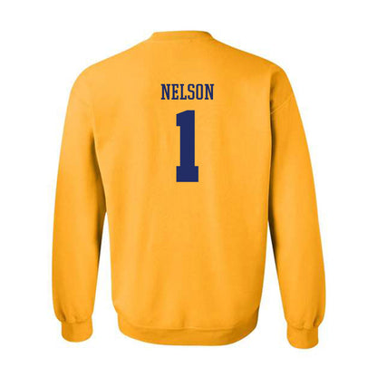Webster - NCAA Men's Basketball : Charles Nelson - Classic Shersey Crewneck Sweatshirt-1