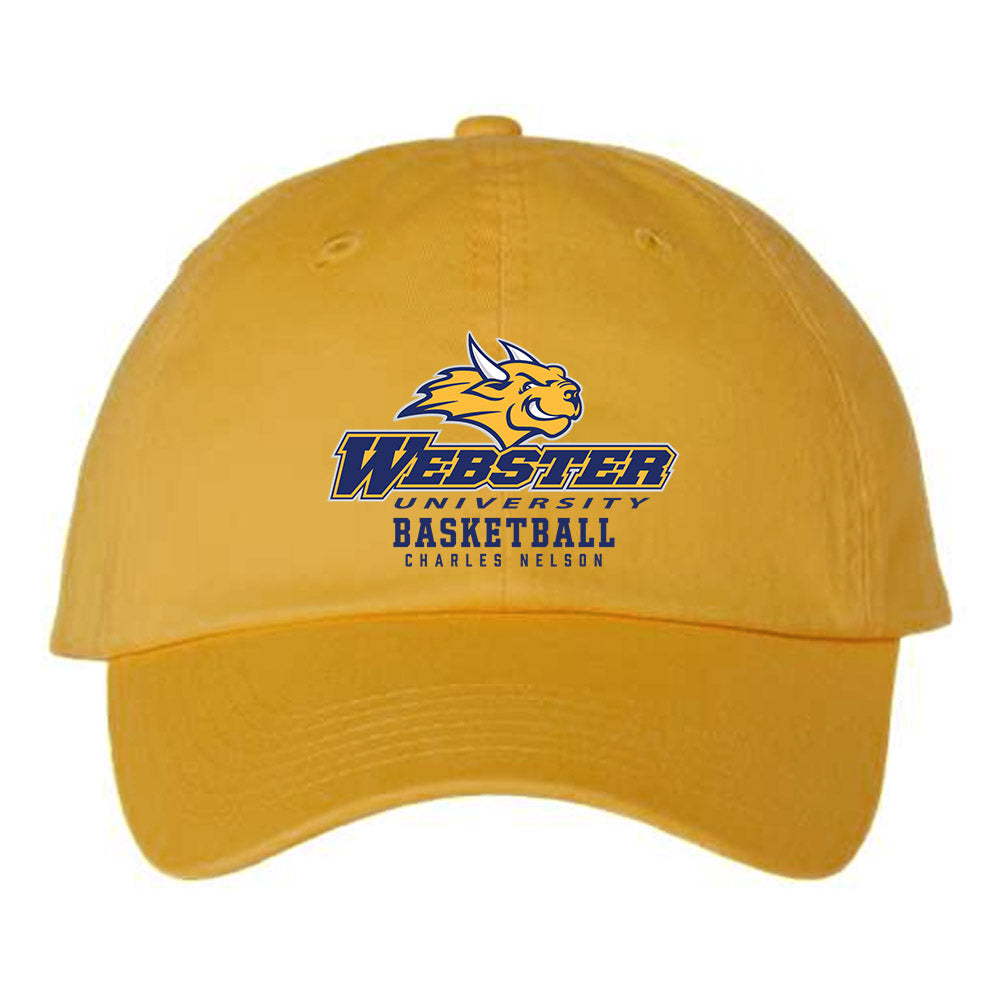 Webster - NCAA Men's Basketball : Charles Nelson - Dad Hat-0